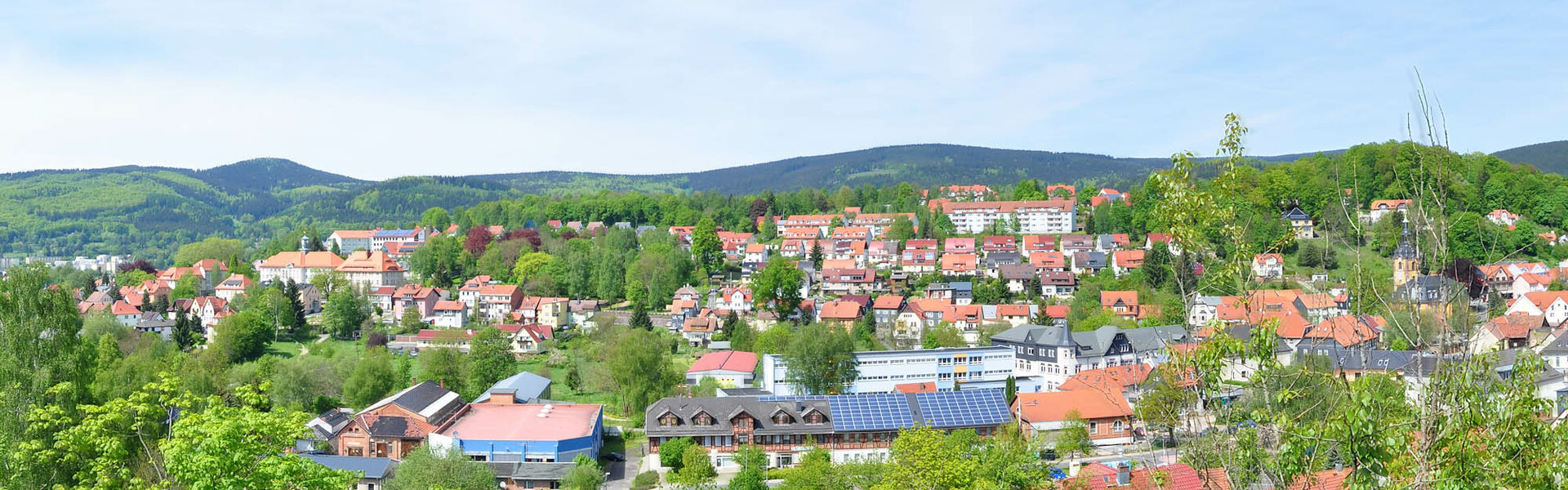 Zella-Mehlis im Thüringer Wald
