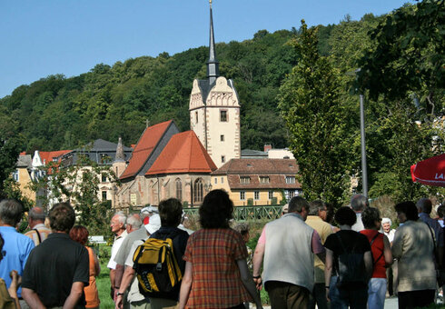 Blick auf die Marienkirche