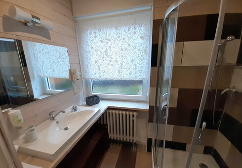Blick in ein Badezimmer