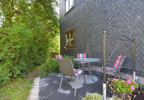 Terrasse am Haus