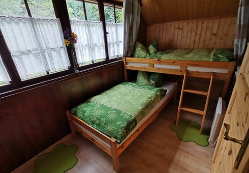 Blick in ein Gästezimmer