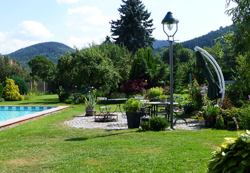 im Garten