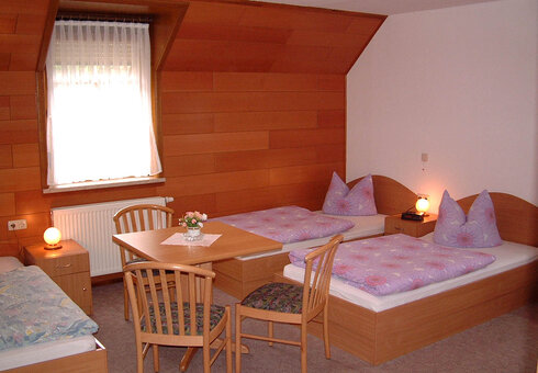Einblick in ein Gästezimmer