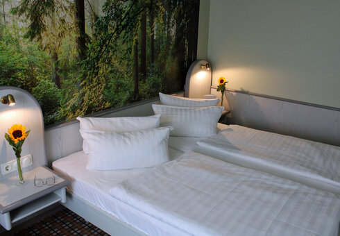Blick in ein Standardzimmer