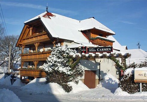 Pension Carmen, Winteransicht