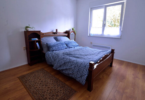 Blick in einen Bungalow