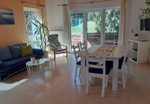 Blick in ein Ferienhaus