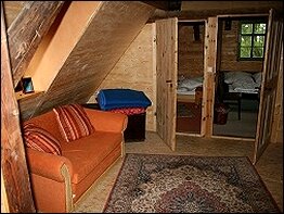 Blick in ein Gästezimmer