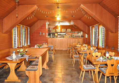 Blick in den Gasthof