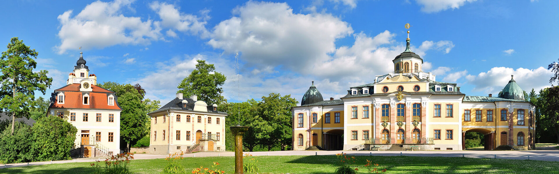 Schloss Belvedere mit Orangerie bei Weimar