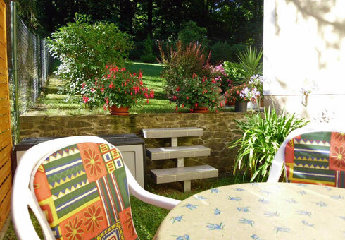 Blick zur Terrasse