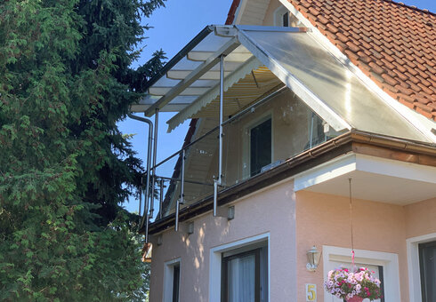 Balkon von Wohnung 7