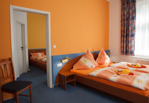 Blick in ein Familienzimmer