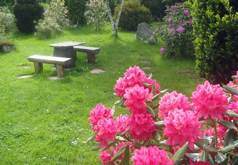 Entspannen im Kräutergarten