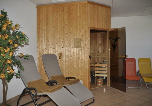 Sauna mit Ruheraum
