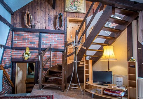 Blick in ein Gästezimmer