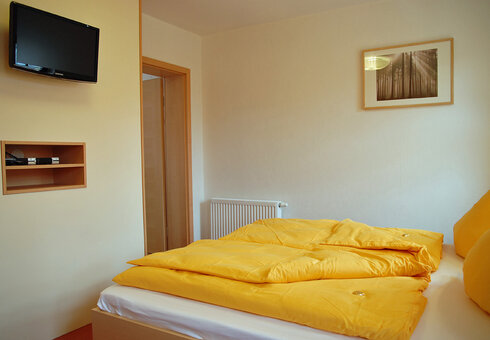 Blick in ein Gästezimmer