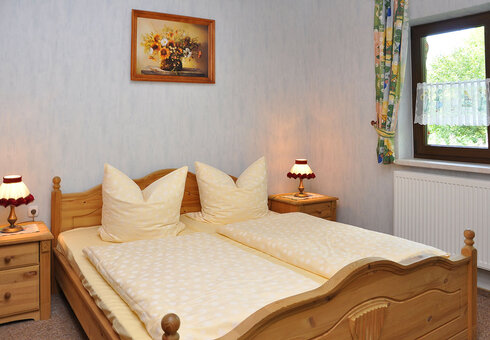 Blick in ein Gästezimmer