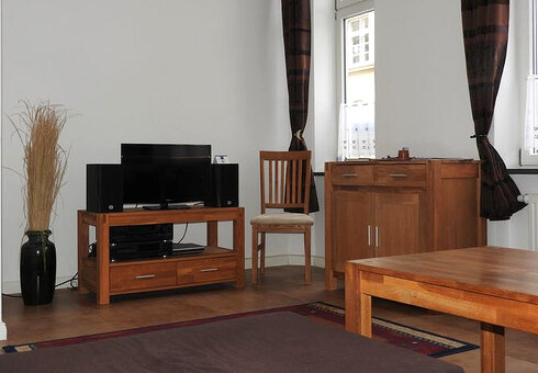 Blick in das Wohnzimmer