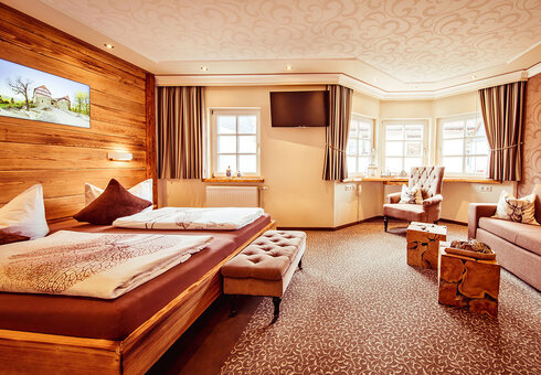 Blick in ein Gästezimmer