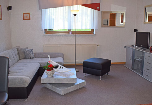 Blick in das Wohnzimmer