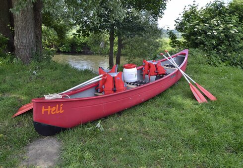 Kanufahren auf der Saale