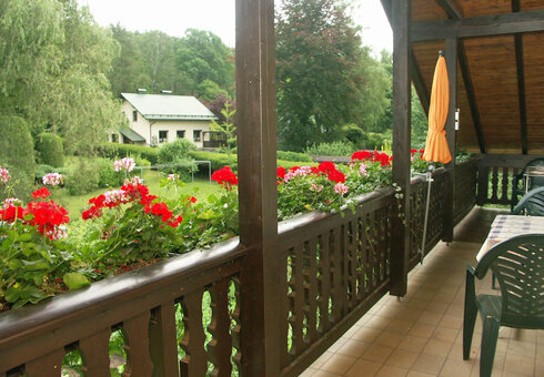 Balkon der Fewo 1