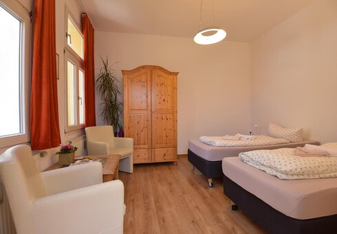 Beispiel kleine Fewo (Schlafzimmer)