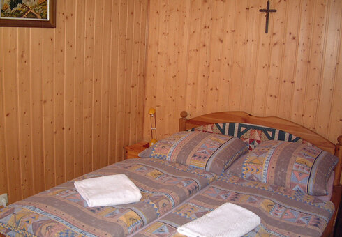 Blick in ein Gästezimmer