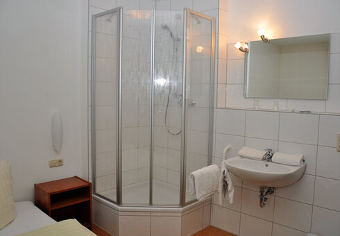 Blick in ein Gästezimmer