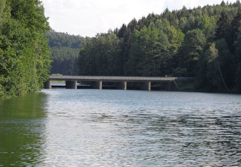 Weidatalsperre bei Merkendorf