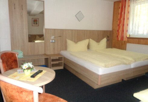 Blick in ein Gästezimmer