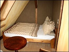 Blick in ein Gästezimmer