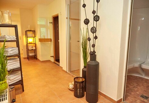 Blick in den Wellnessbereich
