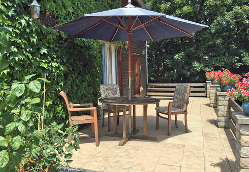 Auf der Terrasse