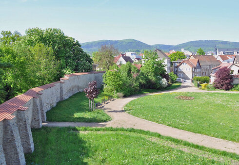 Blick auf Saalfeld