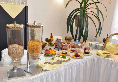 Leckeres Frühstücks-Buffet