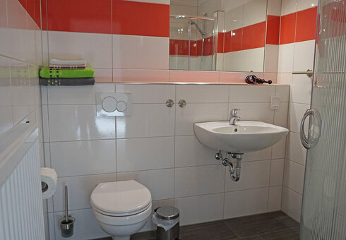 Blick in ein Badezimmer