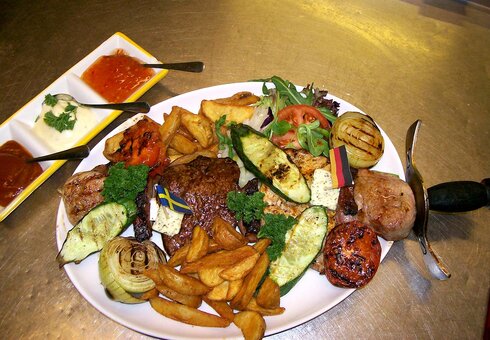 Leckeres Essen im Restaurant