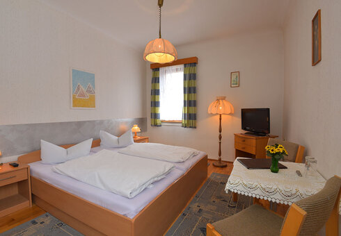 Blick in ein Gästezimmer