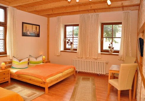 Blick in ein Mehrbettzimmer