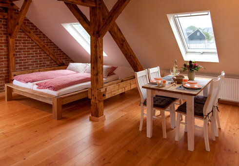 Blick in ein Appartement