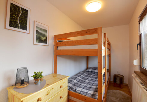 Schlafzimmer mit Etagenbett