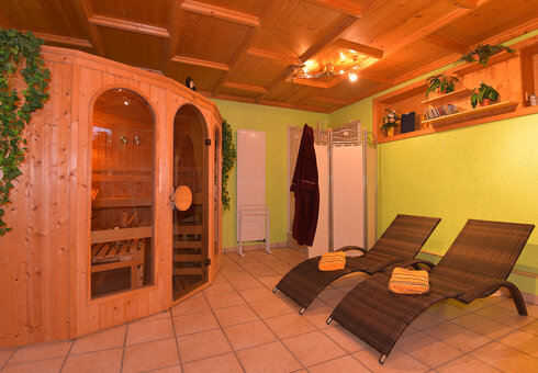 Sauna mit Ruhebereich