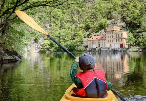 Kanutour auf dem Hohenwarte-Stausee
