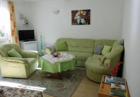 Blick in das Wohnzimmer