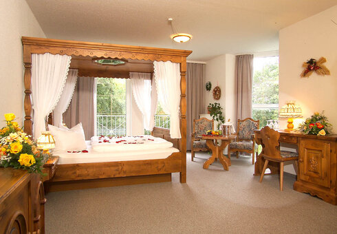 Einblick in ein Gästezimmer