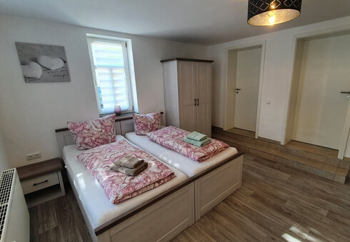 Blick in ein Gästezimmer