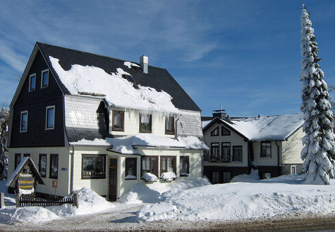 Pension im Winter