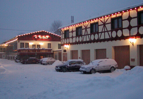 Pension Grünes Herz, Winteransicht
